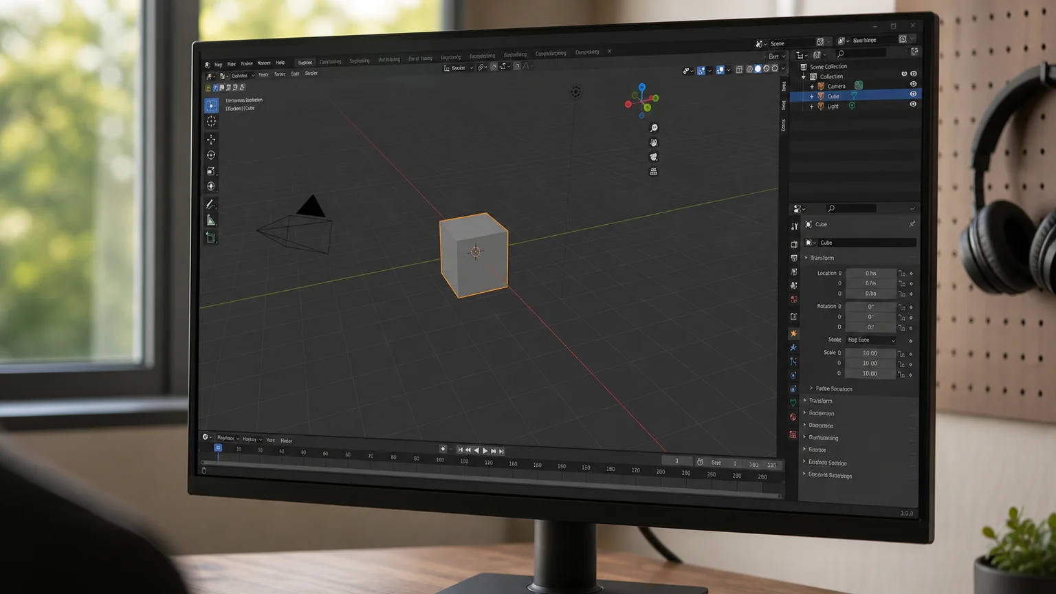 새 오브젝트는 왜 3D Cursor 위치에 생성될까요? 관련 이미지